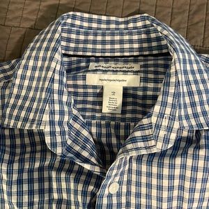 Men’s long sleeve button down.